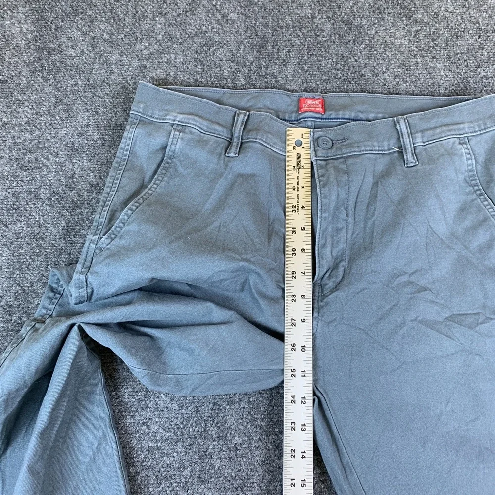 Levi's XX Chino Pants Men 34x29.5 Dark Slate Standard Twill Mid Rise Tapered Leg
